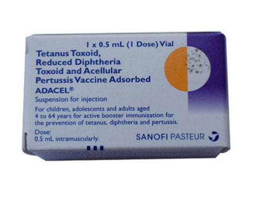 Tetanus Toxoid, Reduced Diphtheria Toxoid and Acellular Pertussis Vaccine Adsorbed 1x0.5ml (1 Dose) Vial Pack