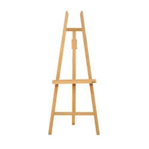 Brown Tripod Styled Floor Mounted Type Wooden 4-5 Feet Height Board Stand