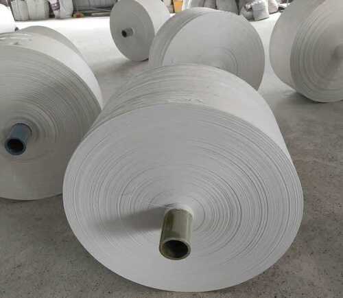 Uv Resistant White Plain Polypropylene Pp Woven Fabric Roll