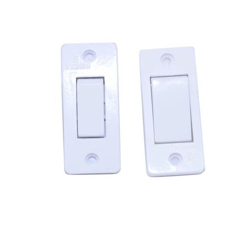 15 Ampere White 6.4 Inch Size 250 Voltage Plastic Material Switch