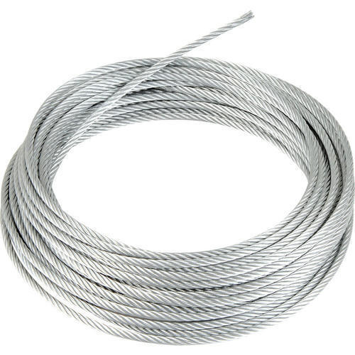 A Grade 20Mm Thickness Ungalvanized Silver Steel Wire Rope Shelf Life: 2-3 Year