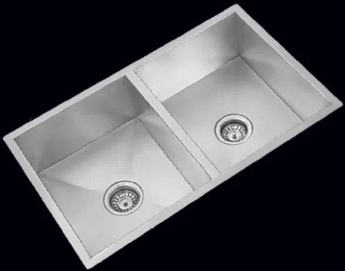 Easy To Clean Scratch Resistant Stainless Steel Double Bowl Kitchen Sink