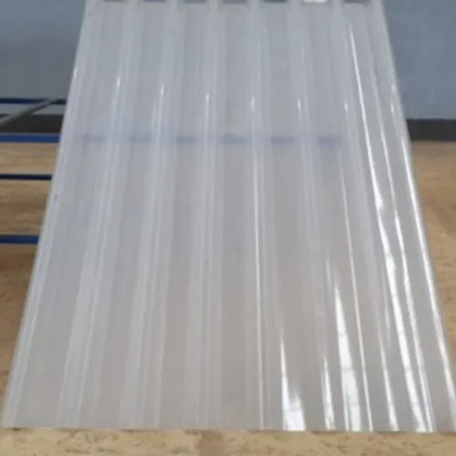 Black Film Coated Transparent Color Polycarbonate Roofing Sheet, Thickness 1.5 Mm