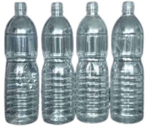 Transparent Light Weight Plain Round Non-Toxic Screw Sealing Cap Pet Plastic Bottle