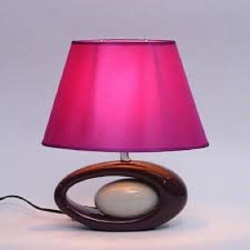 Multi Color 60 Watt Power Electric Good Quality Ceramic Material Table Lamp