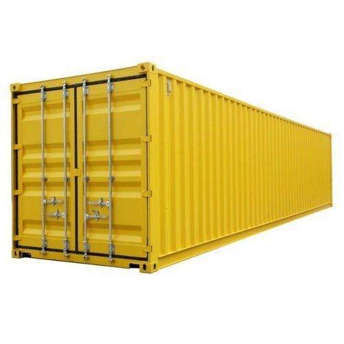 Rectangular Shape Yellow Galvanized Steel Intermodal Containers 