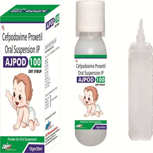 Ajpod 100 Cefpodoxime Proxetil Pediatric Antibiotic Oral Suspension