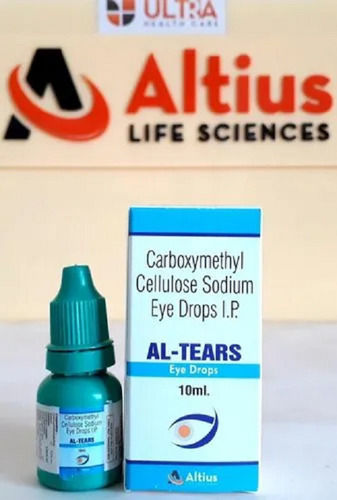 Al-Tears Carboxymethylcellulose Sodium Eye Drops IP, 10 ML