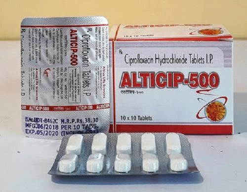 Alticip-500 Ciprofloxacin Hydrochloride 500 MG Antibiotic Tablet