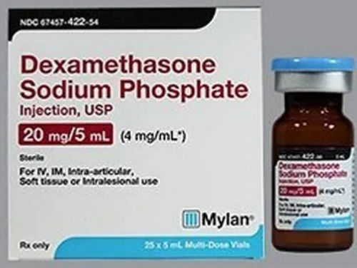 Dexamethasone Injection 200mg/5ml Vial Pack