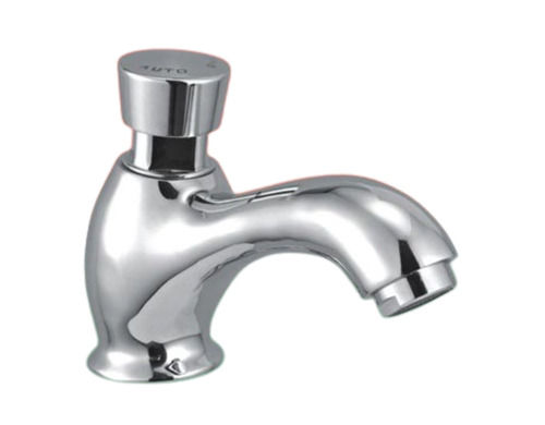 Silver Durable Anti-Corrosive Glossy Smooth Stainless Steel Pillar Cock Tap 