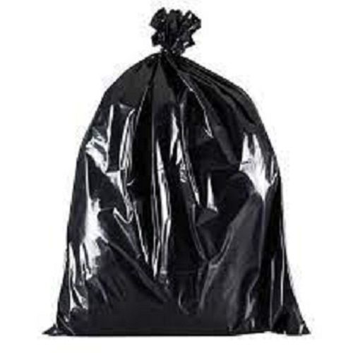 Black Eco Friendly Lightweight Strong And Durable Plastic Disposable Garbage Bag 