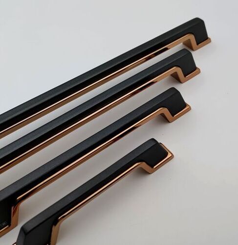 Modular Grey Gold Easy Grip Cupboard Cabinet Handles, Available In 4 Sizes