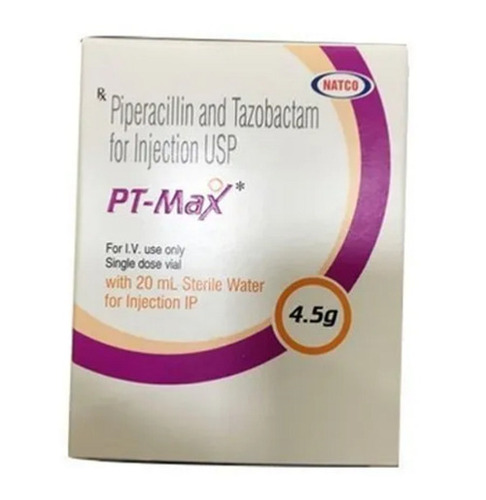 Piperacillin and Tazobactam - 4.5gm Injection Powder | Non-Prescription Medical Solution for Bacterial Infections Treatment