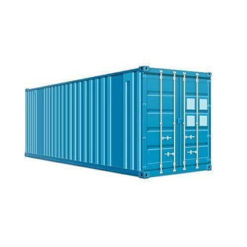 Rectangular Shape Blue Shipping Containers 