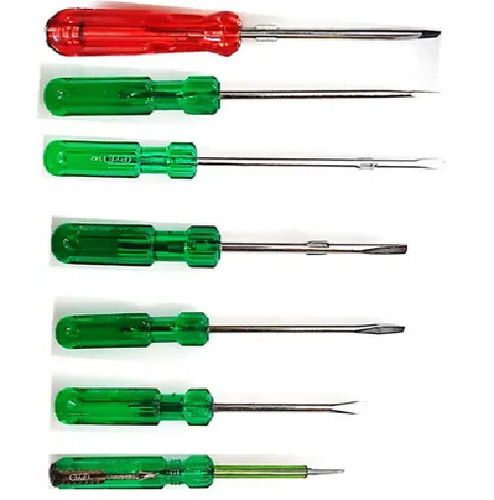 Steel And Hard Plastic Body Lightweight Multipurpose Screwdriver Set 