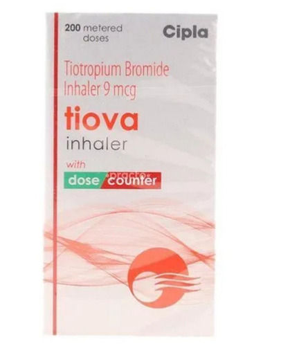 Tiova Tiotropium Bromide Inhaler 9Mcg With Dose Counter Shelf Life: 2-3 Year