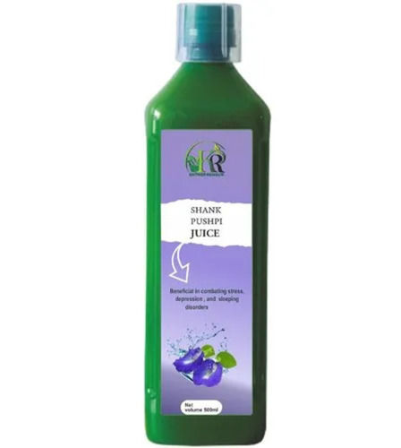 100% Pure And Natural Shank Pushpi Herbal Juice, Net Volume 500 Ml