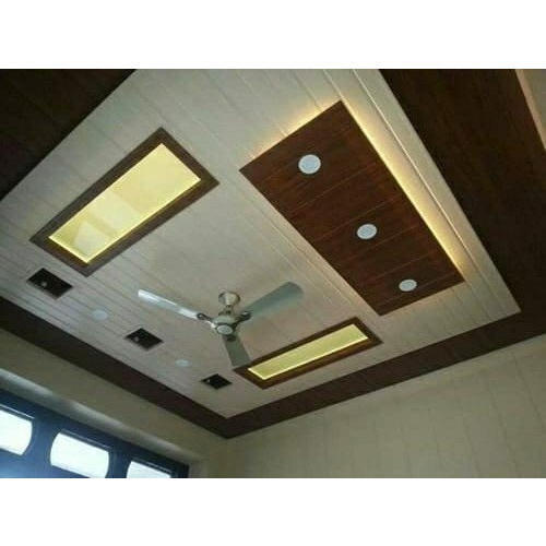 PVC Wall and Ceiling Panel - 7-9 Millimeter Thickness, Rectangular Shape, Easy to Clean with a Long Lasting Finish