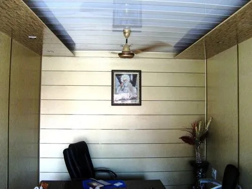 0.8 मिमी मोटाई के साथ आवासीय और वाणिज्यिक प्रयोजन के लिए फिल्म कोटेड पीवीसी वॉल पैनल