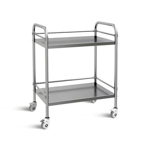 Blue Instrument Trolley With Quality Castors, 24"A 18"A 32" Inch