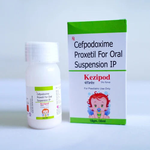 Kezipod Cefpodoxime Proxetil बाल चिकित्सा एंटीबायोटिक ओरल सस्पेंशन, 30 Ml आवेदन: औद्योगिक