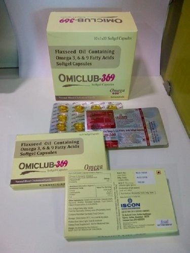 Omiclub 369 Soft Gel Capsule Application: Industrial