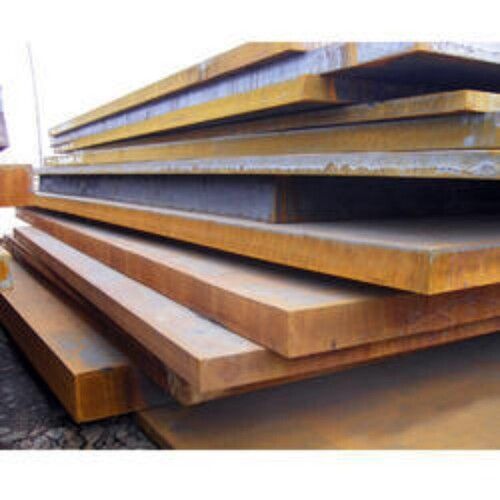 Rectangular Shape 8'X 4 Size Corten Steel Plate, Thickness 5mm