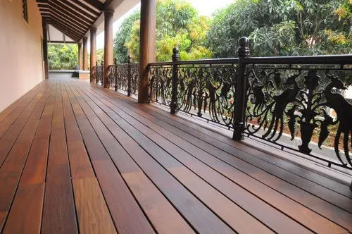 wooden deck flooring