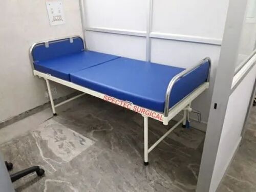 Stainless Steel Foldable Plain Hospital And Quarantine Beds