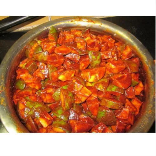 Sweet And Salty Mango Pickle, No Added Color And Good In Taste