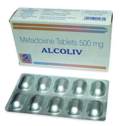 Alcoliv Metadoxine Tablet 500mg, 1x10 Tablets Strips Pack