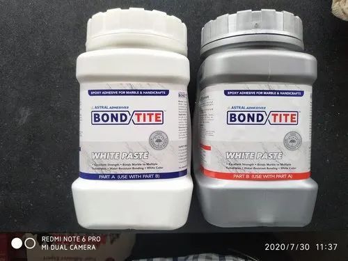 Bondtite White Paste Epoxy Adhesive With Packaging Size 1 Kg, Thick Liquid Form