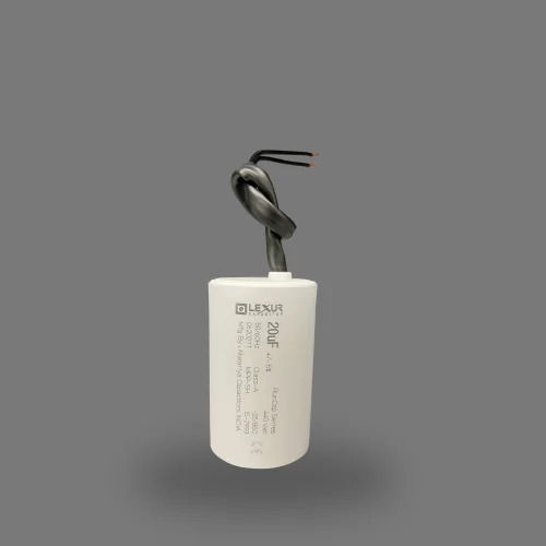 Electric Plastic Single Phase 20 MFD Motor Run Capacitor With 5% Tolerance