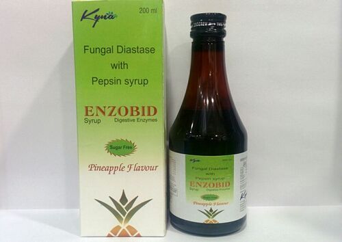 Enzobid Fungal Diastase And Pepsin Digestive Syrup (Sugar Free) Dimensions: 85Cmx70Cmx138Cm  Centimeter (Cm)