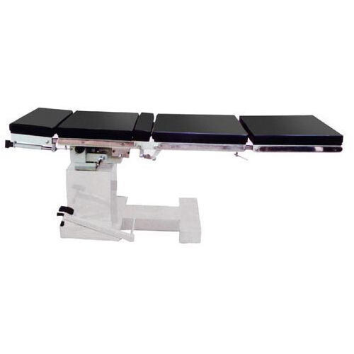 Hydraulic OT Table - Steel 1930x553 mm Adjustable Height 762-1012 mm | Foldable Design 24 V Battery Backup Commercial Use