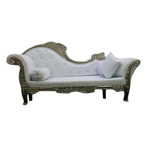 Light Blue Plain Environmental Friendly Wedding Silver Sofa Set at Best