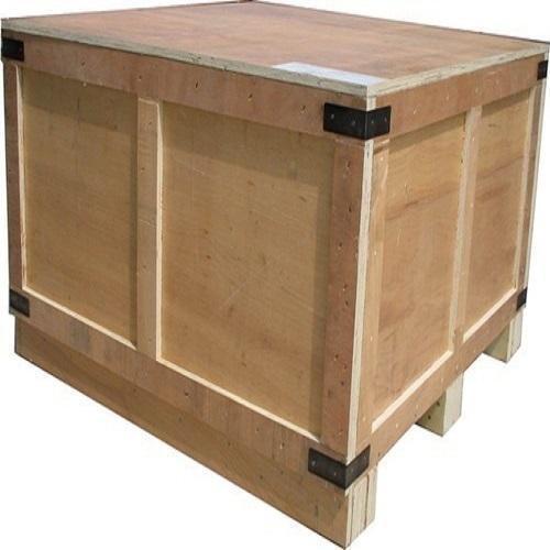 Lightweight Rectangle Plywood Boxes, 25 X 25 X 14 Inch