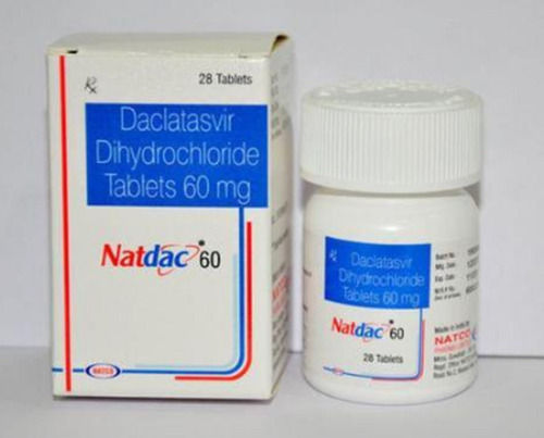 Natdac Daclatasvir Tablets 60Mg, 28 Tablets Per Bottle Grade: Aaa