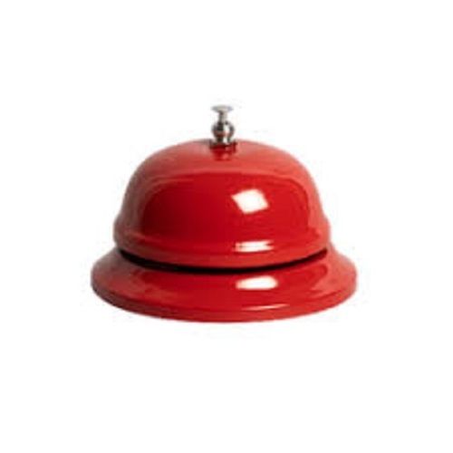 Security Purpose No Power Required Wireless Stainless Steel Red Call Bells