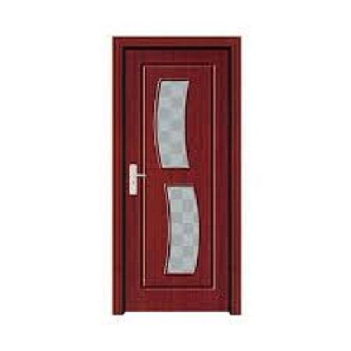 Thickness 1 Inch Durable And Polished Brown PVC Wooden Door