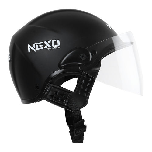 Xinor Nexo ABS Shell Impact Resistant Half Face Helmet With Clear Visor