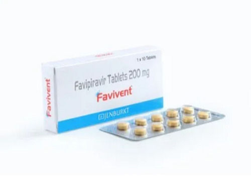 Favivent Favipiravir Tablets 200Mg, 1x10 Blister Pack