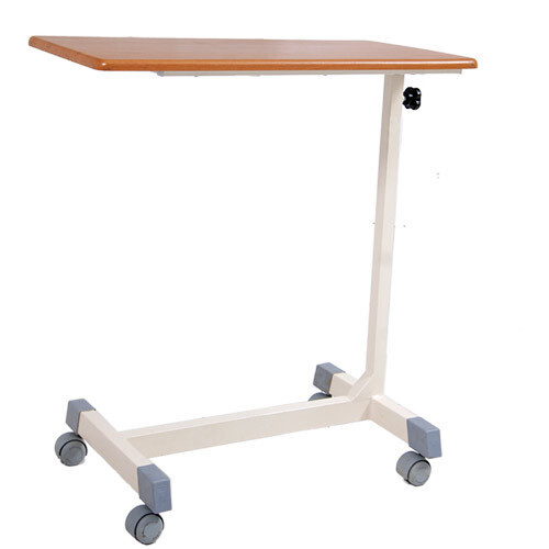 Mild Steel Over Bed Table 9-41 Inch Height - General Use: Commercial Furniture