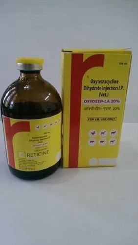 Mix Color Oxytetracycline-La 20% Veterinary Injection 100Ml