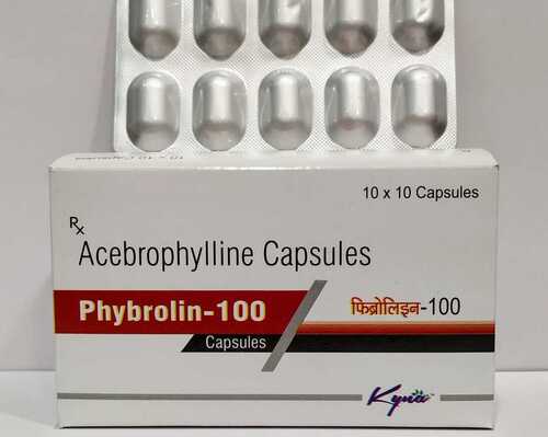 Phybrolin-100 Acebrophylline 100 Mg Capsule, 10x10 Alu Alu