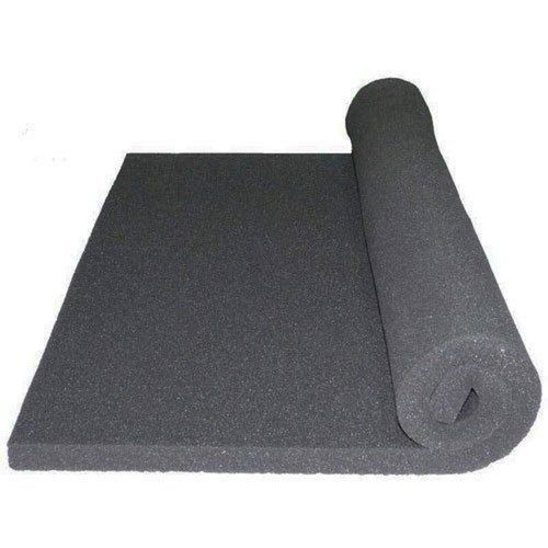 Black Rectangular Plain Light Weight Flexible Industrial Grade Polymer Foam Sheets