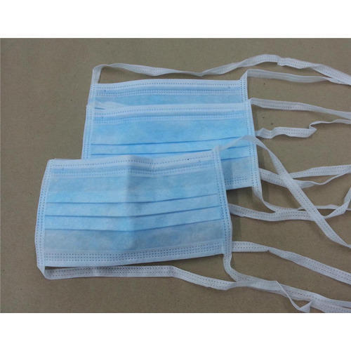 3 Ply Non Woven Melt Blow Fabric Face Mask For Surgical Use