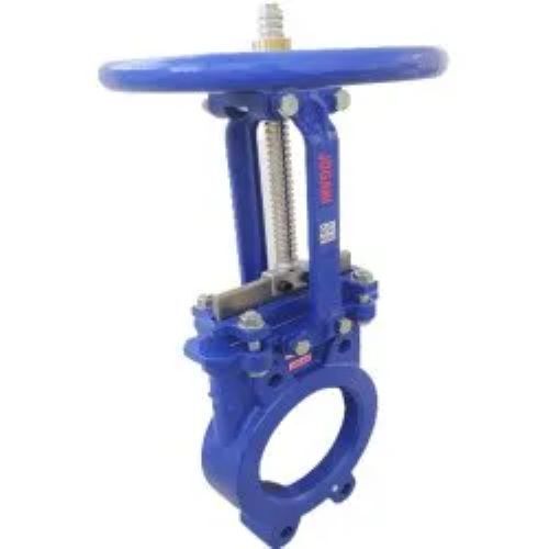 50 mm Paint Coated Finish Cast Iron Premium Design Knife Edge Gate Valve