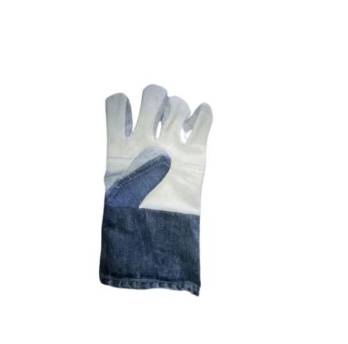 8 Inches Industries Grade Full Finger Leather Safety Jeans Hand Gloves